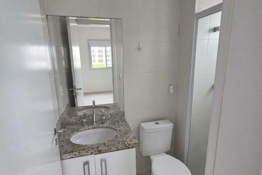 Banheiro 1 de apartamento para alugar com 2 quartos, 60m² em Vila Gomes Cardim, São Paulo