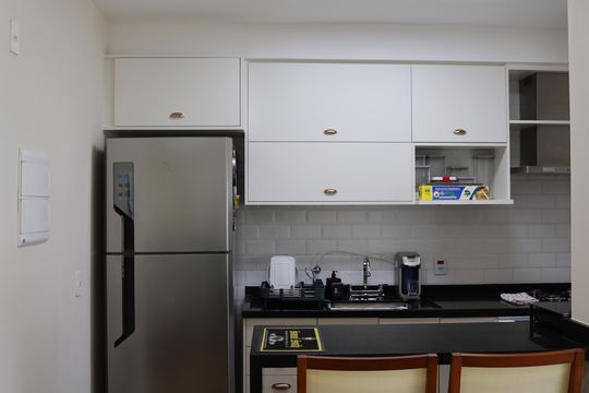 Cozinha de apartamento à venda com 2 quartos, 81m² em Bethaville I, Barueri