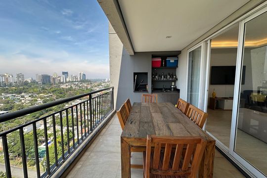 Varanda gourmet de apartamento para alugar com 3 quartos, 167m² em Melville Empresarial Ii, Barueri