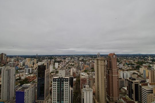 Terraço - Vista de apartamento à venda com 1 quarto, 34m² em Centro, Curitiba