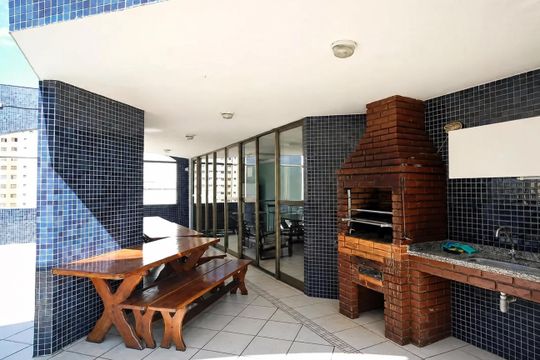 Área comum - Churrasqueira de apartamento à venda com 3 quartos, 107m² em Barcelona, São Caetano do Sul