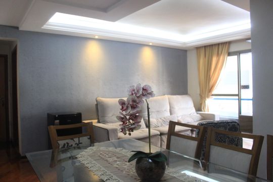 Sala de apartamento à venda com 3 quartos, 107m² em Barcelona, São Caetano do Sul