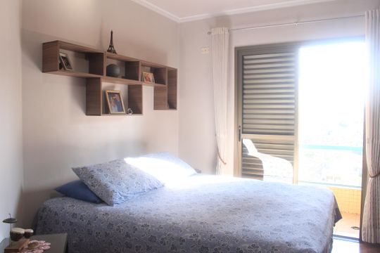 Suíte de apartamento à venda com 3 quartos, 107m² em Barcelona, São Caetano do Sul