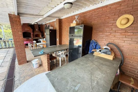 Área comum - Churrasqueira de casa de condomínio para alugar com 3 quartos, 450m² em Parque Santo Afonso, Cotia