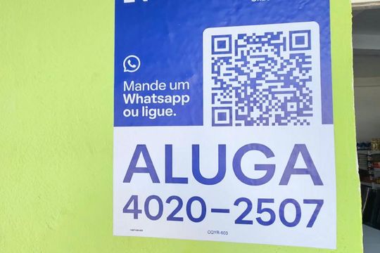 Placa código CQYR-603 de casa para alugar com 1 quarto, 40m² em Vila Monte Belo, Itaquaquecetuba