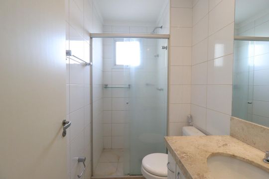 Banheiro da Suíte de apartamento para alugar com 3 quartos, 110m² em Nova Aliança, Ribeirão Preto