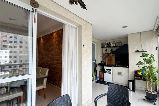 Sacada  de apartamento à venda com 4 quartos, 144m² em Planalto, São Bernardo do Campo