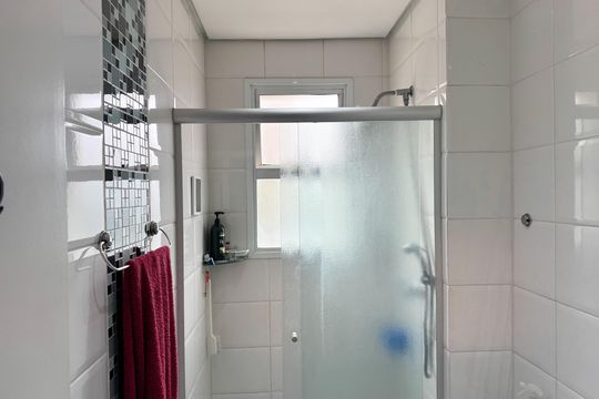 Banheiro - Suíte 3 de apartamento à venda com 4 quartos, 144m² em Planalto, São Bernardo do Campo