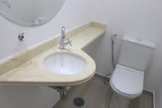 Lavabo de apartamento para alugar com 3 quartos, 150m² em Santa Paula, São Caetano do Sul