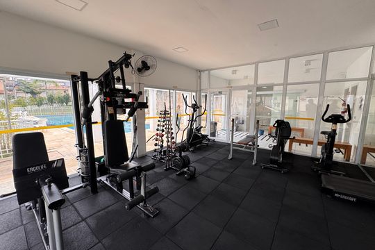Área comum - Academia de apartamento para alugar com 2 quartos, 60m² em Jardim Petropolis, Cotia