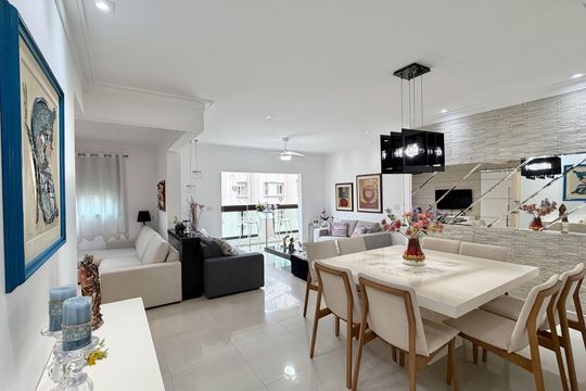 Apartamento para alugar com 3 quartos, 140m² em Boqueirão, Santos