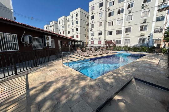 Área comum - Piscina de apartamento à venda com 2 quartos, 43m² em Tomás Coelho, Rio de Janeiro