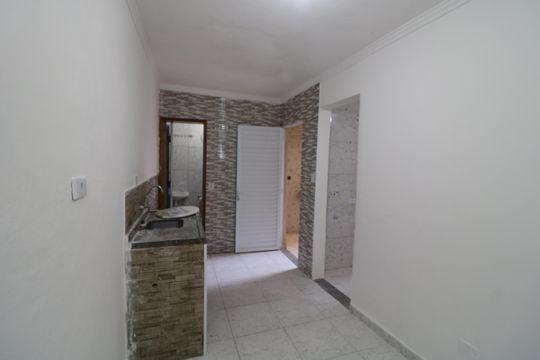 Sala/Cozinha de casa para alugar com 1 quarto, 32m² em Vila Rica, São Paulo