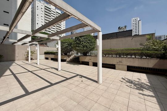 Área comum de apartamento para alugar com 1 quarto, 47m² em Campo Belo, São Paulo