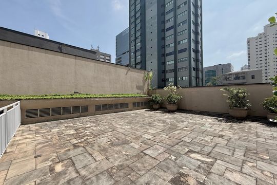 Área comum de apartamento para alugar com 1 quarto, 47m² em Campo Belo, São Paulo