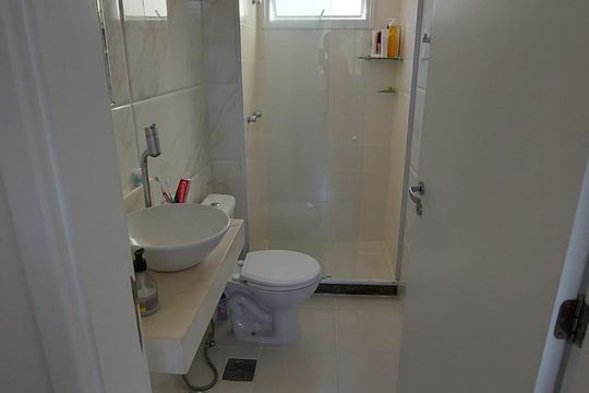 Banheiro da suíte de apartamento à venda com 3 quartos, 69m² em Maceio, Niterói