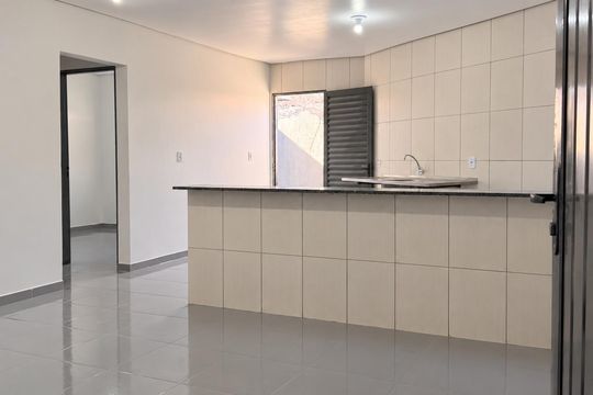 Sala/Cozinha de casa para alugar com 2 quartos, 100m² em Cidade Vera Cruz, Aparecida de Goiânia