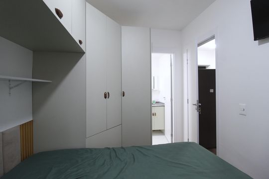 Quarto Suíte de apartamento para alugar com 1 quarto, 20m² em Vila Nova Conceição, São Paulo