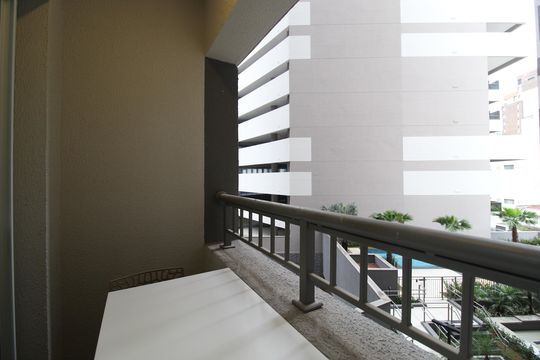 Varanda de apartamento para alugar com 1 quarto, 20m² em Vila Nova Conceição, São Paulo