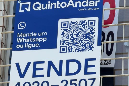 PLAQUINHA de apartamento à venda com 3 quartos, 105m² em Buritis, Belo Horizonte