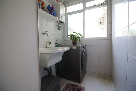 Área de serviço de apartamento à venda com 4 quartos, 102m² em Barra Olímpica, Rio de Janeiro