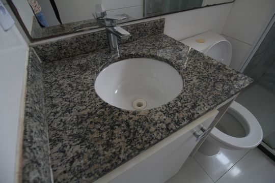 Banheiro de apartamento para alugar com 2 quartos, 42m² em Vila Pirajussara, São Paulo