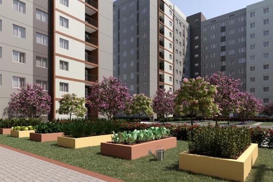 Área comum de apartamento para alugar com 2 quartos, 36m² em Jaguaré, São Paulo