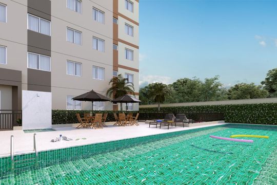 Área comum - Piscina de apartamento para alugar com 2 quartos, 36m² em Jaguaré, São Paulo