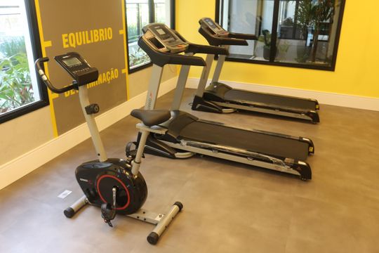Área comum - Academia de apartamento à venda com 2 quartos, 61m² em Campestre, São Caetano do Sul