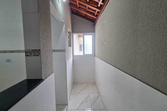 Área de Serviço de casa de condomínio para alugar com 2 quartos, 50m² em Jardim Samambaia, Praia Grande