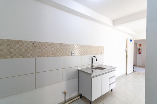Cozinha de apartamento para alugar com 2 quartos, 55m² em Vila Nova, Porto Alegre