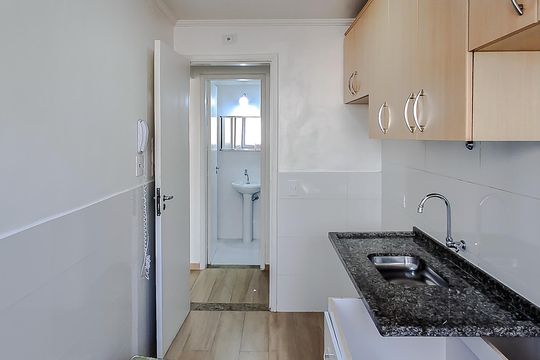 Cozinha/Área de serviço de kitnet/studio para alugar com 1 quarto, 36m² em Vila Mariana, São Paulo