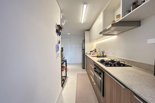 Cozinha  de apartamento para alugar com 2 quartos, 70m² em João Paulo, Florianópolis