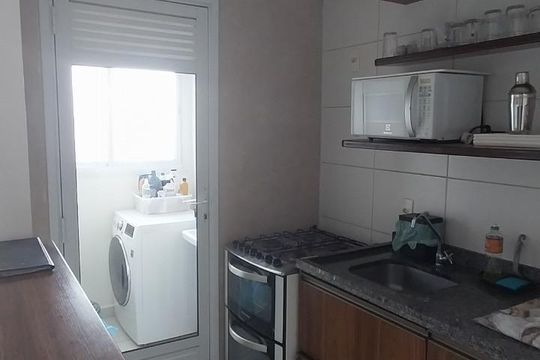 Cozinha de apartamento para alugar com 2 quartos, 47m² em Centro Histórico de São Paulo, São Paulo