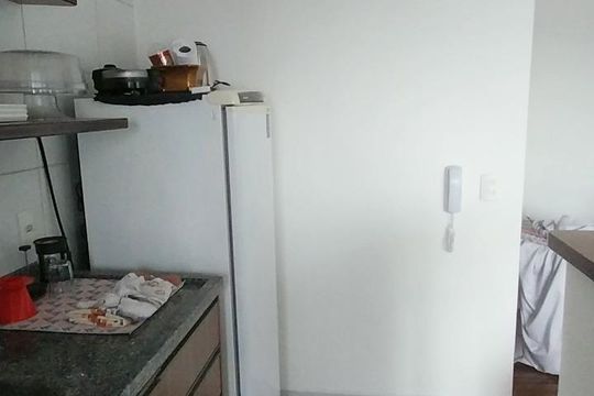 Cozinha de apartamento para alugar com 2 quartos, 47m² em Centro Histórico de São Paulo, São Paulo