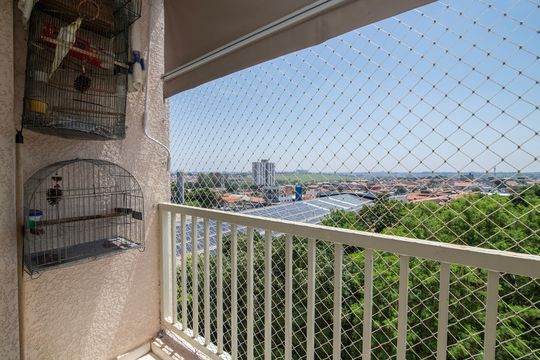 Varanda de apartamento para alugar com 3 quartos, 102m² em Jardim Santo Antonio, Hortolândia