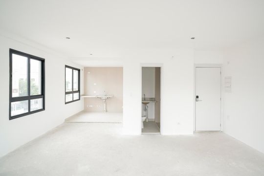 Sala/quarto de apartamento para alugar com 1 quarto, 42m² em Centro, São Caetano do Sul