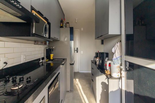 Cozinha de apartamento à venda com 2 quartos, 42m² em Vila Aricanduva, São Paulo