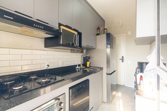 Cozinha de apartamento à venda com 2 quartos, 42m² em Vila Aricanduva, São Paulo