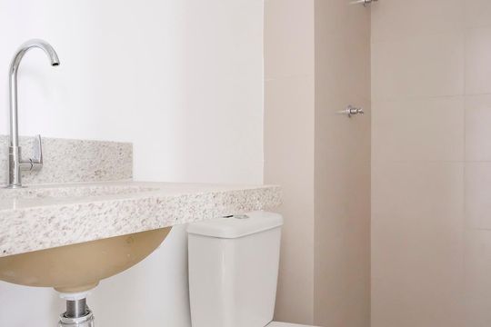 Banheiro de apartamento para alugar com 1 quarto, 32m² em Centro, São Caetano do Sul