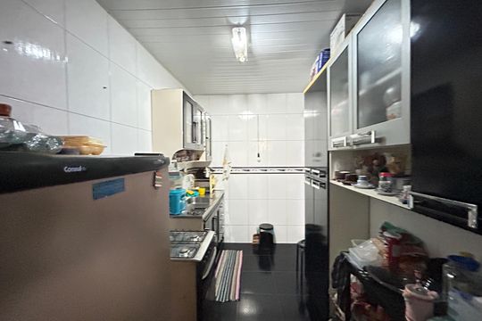 Cozinha de casa à venda com 1 quarto, 50m² em Realengo, Rio de Janeiro
