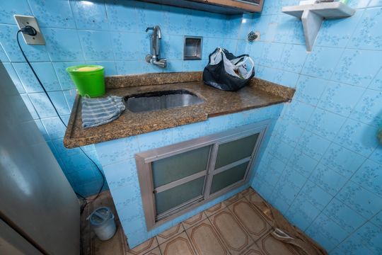 Cozinha e Área de Serviço de apartamento à venda com 1 quarto, 40m² em Irajá, Rio de Janeiro