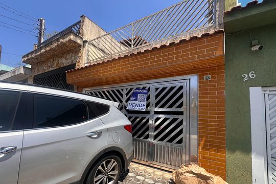 Fachada de casa à venda com 2 quartos, 143m² em Conjunto Residencial Ibirapuera, São Bernardo do Campo