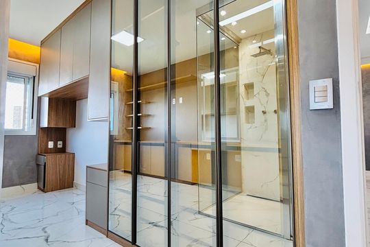 Suíte 1 de apartamento para alugar com 2 quartos, 69m² em Alphaville Empresarial, Barueri