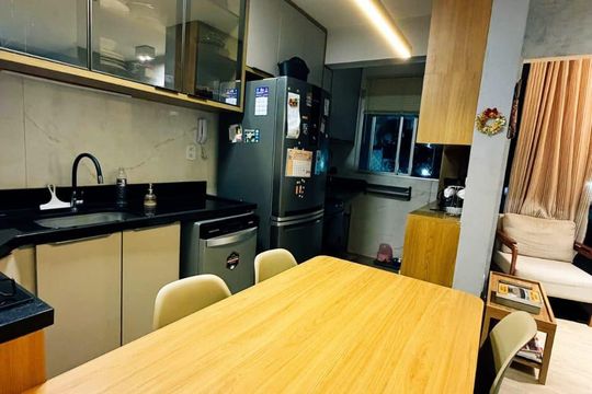 Cozinha de apartamento à venda com 2 quartos, 61m² em Plano Piloto, Brasília