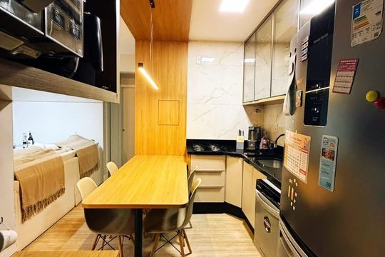Cozinha de apartamento à venda com 2 quartos, 61m² em Plano Piloto, Brasília