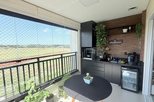 Varanda de apartamento para alugar com 3 quartos, 91m² em Swiss Park, Campinas