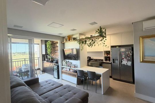 Sala de apartamento para alugar com 3 quartos, 91m² em Swiss Park, Campinas