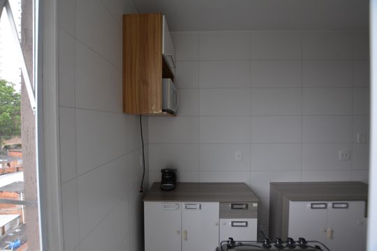 COZINHA de apartamento para alugar com 2 quartos, 55m² em Jaguaré, São Paulo