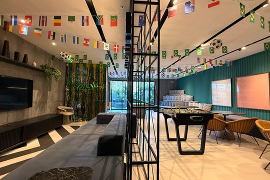 Área comum de apartamento à venda com 3 quartos, 144m² em Botafogo, Rio de Janeiro